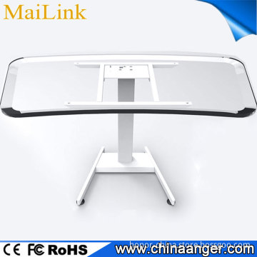 Hot Selling Ergonomic Manual Height Adjustable metal frame office desk